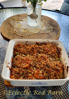 Ham and Potato Casserole. Share NOW. #main dish, sweet potatoes, casserole